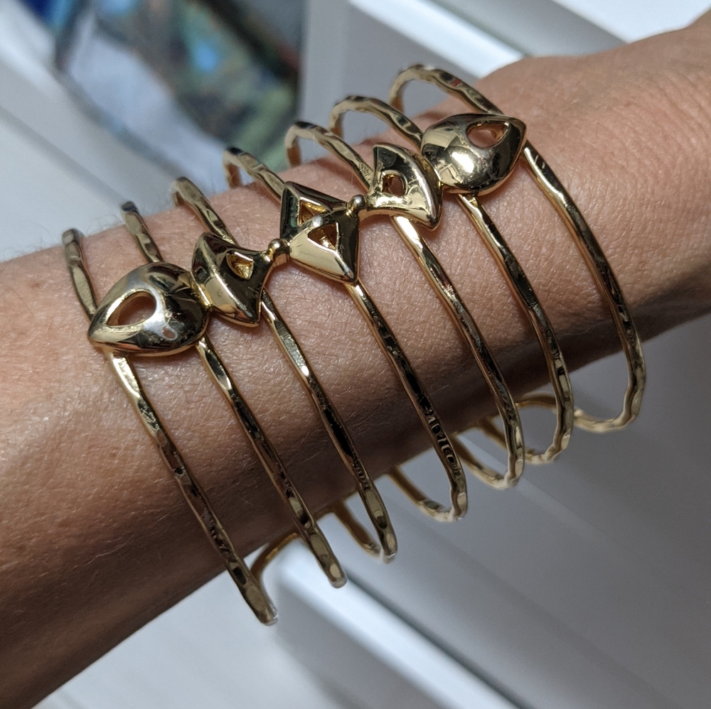 Stella & Dot gold cuff